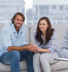 Couple Happy after Counselling